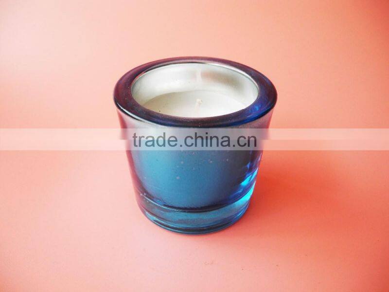Scented candle in glass jar luxury with box