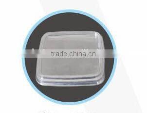 Square 90mm plastic container PET lids Plastic