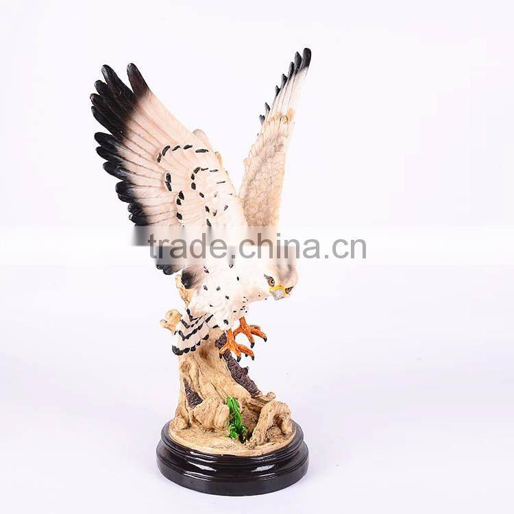 Custom resin garden statues large eagle producer