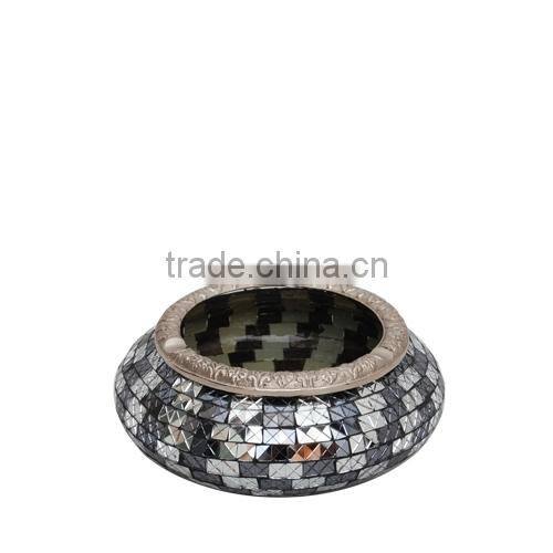 gold plated small candle stand