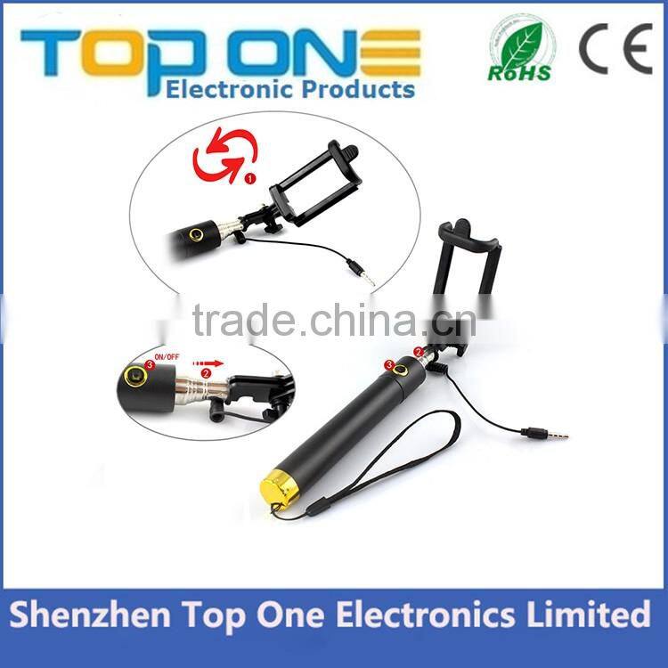 High quality premium high quality luxury wireless bluetooth selfie stick