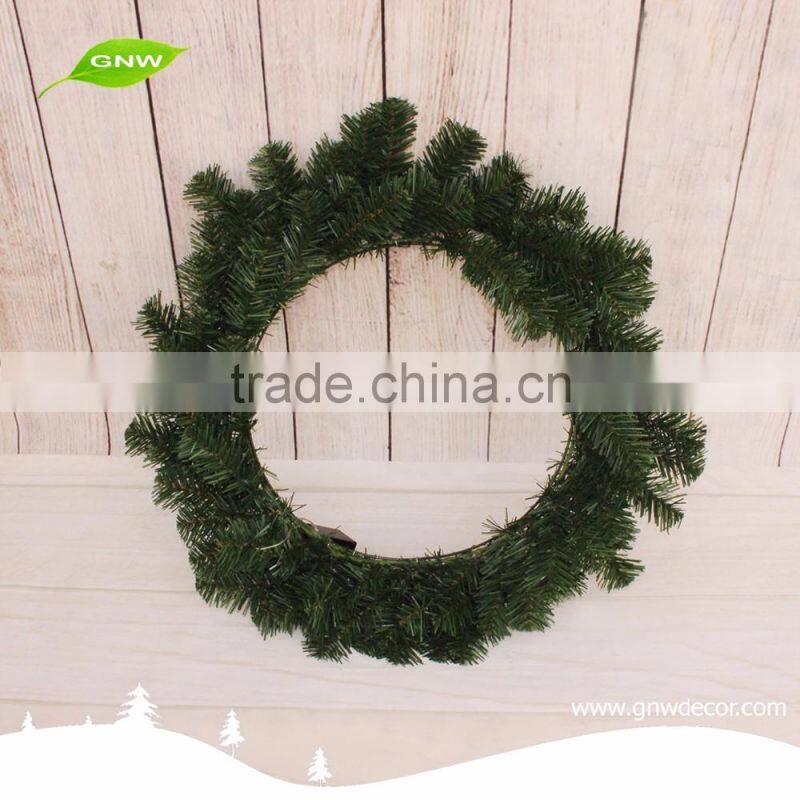 GNW CHWR-1605022 Hot Sale Wholesale magnolia leaf wreath for christmas decoration
