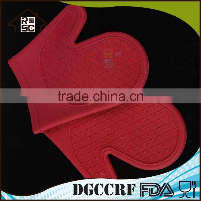 NBRSC Free Sample available Flexible Heat Resistant Silicone Cooking Glove Silicone Kitchen Glove Heat Resistant Silicone Gloves