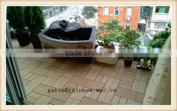 Waterproof WPC DIY interlocking floor tiles, Factory sales floor tiles, cheap wpc floor tiles