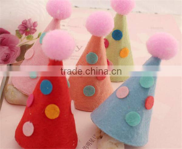 Hot sell Adorable Yellow and white Chick in Cracked Eggshell Mini Felt Applique made in China