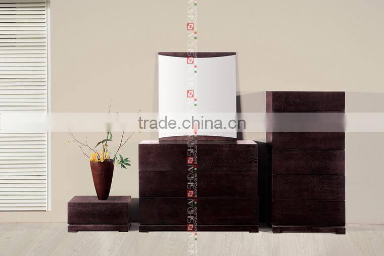 bedroom wooden dresser / dresser sets / wood dresser mirror T-3