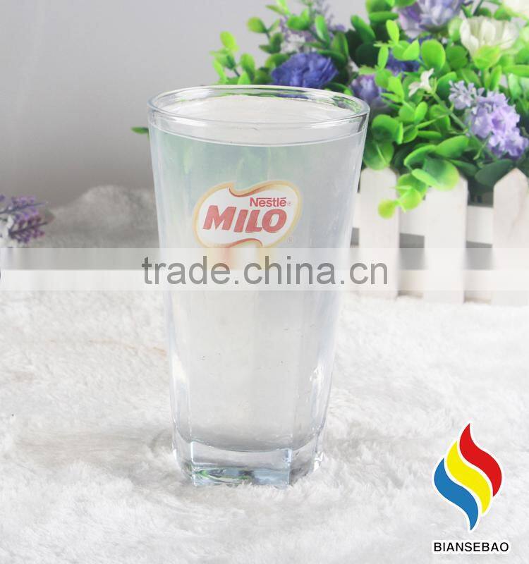 Color Changing Glass cup with Magic Decal Logo