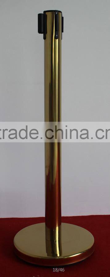 Retractable Belt Barrier Post Stand China Queue Barrier