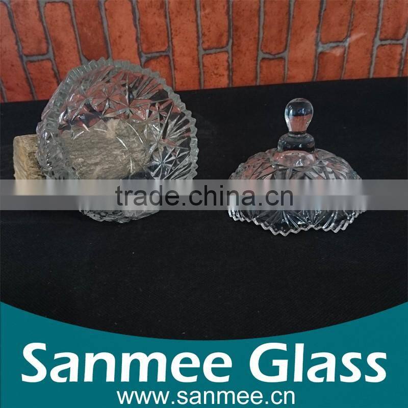 Good Quality Classic Mini Embossed Candy Jar with Lid