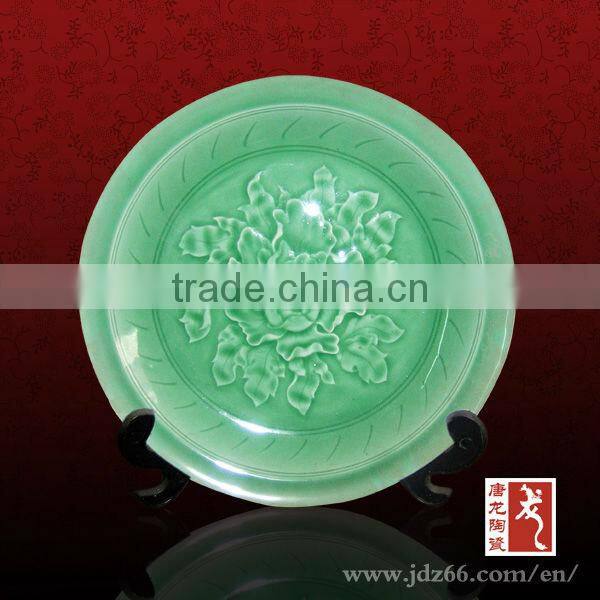 Jingdezhen hand made decorative souvenir ceramic plate