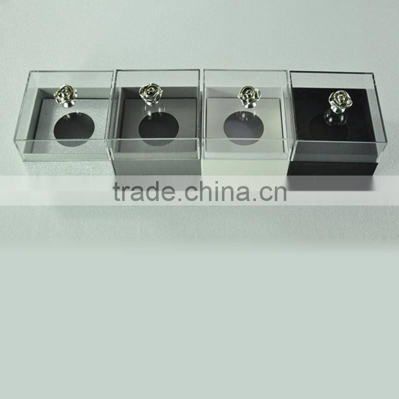Fashionable round acrylic Rose flowers box wholesale
