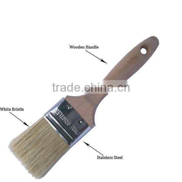 Hot Sale Stainless Steel Bristle Mixed Wooden Handle Paint Brush