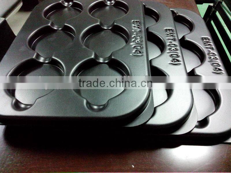 accept custom factory vacuum forming thick film blister plastic tray for auto parts
