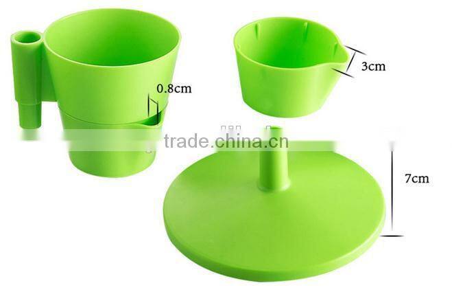 plastic creative planters/shelves