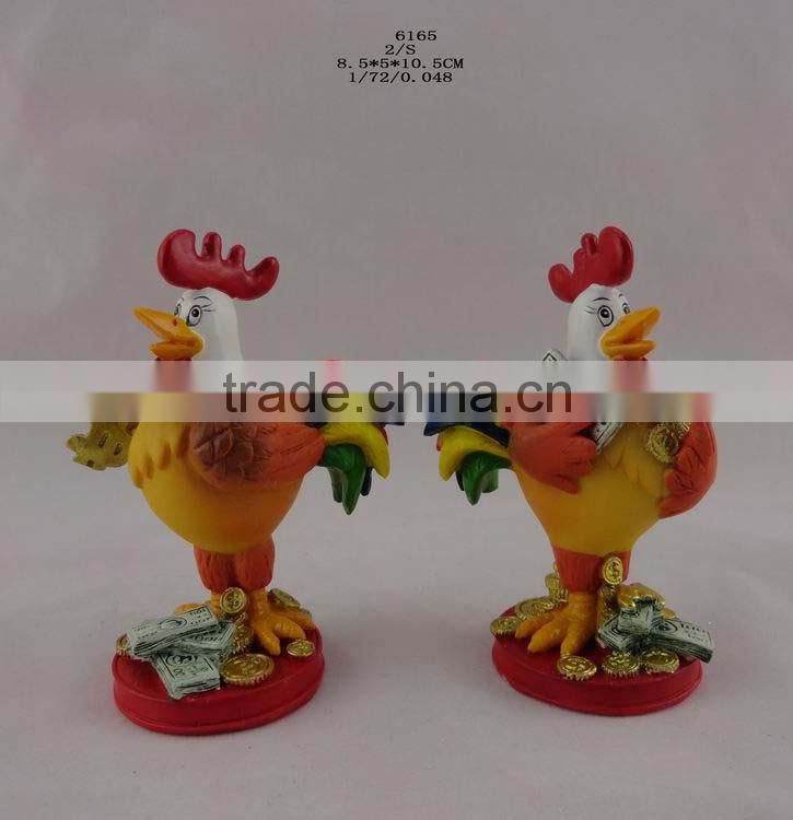 2017 Resin new year rooster ornament