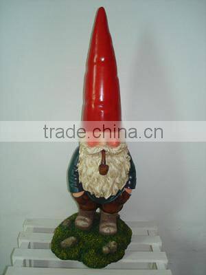 Polyresin Labor Dwarf Decorative Garden Statue