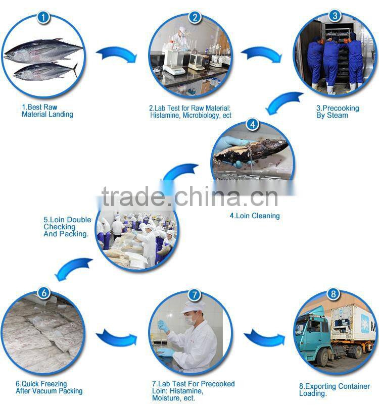 China alibaba fresh tuna loin seafood