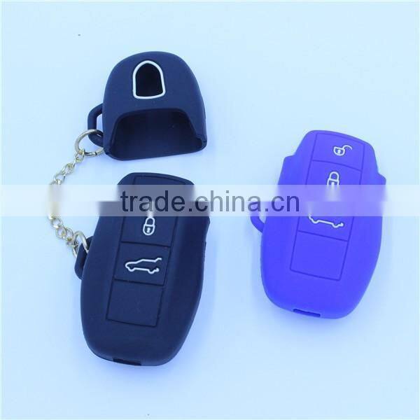 Silicone Key Cover fit for PORSCHE 911 Cayenne Panamera Boxster Remote Key Case