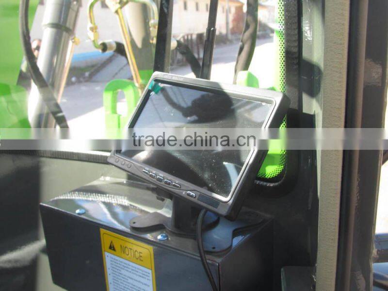 new type huizhong ZL-12 small wheel loader for sale HZM912 with bigger cabin space