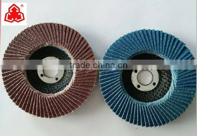 4'' 100mm hot abrasive flap wheels machine