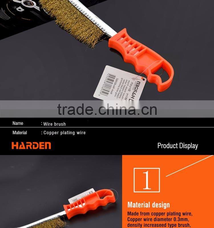 Plastic Handle Copper Wire Brush