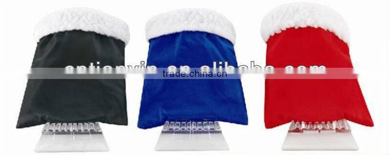 new style plastic car ice scraper with glove