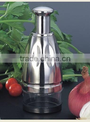 Stainless Steel Kitchen Pressing Onion Garlic Cutter Chopper
