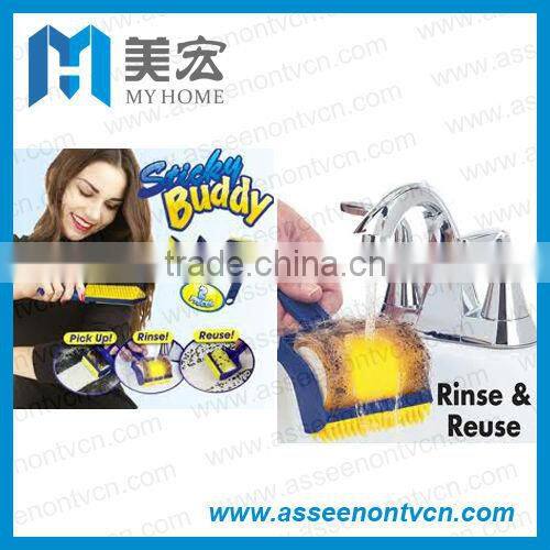 2 PCS Sticky RollerPlastics Sticky Buddy As Seen On TV Sticky Buddy