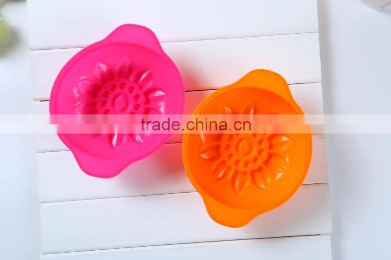 Sunflower Bread Pie Flan Tart Birthday Party Cake Silicone Mold Pan Bakeware Bowl
