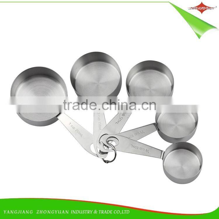 ZY-L2007 High quality stainless steel measuring spoon set of 5