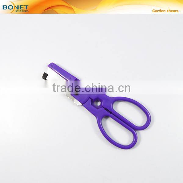 S98000 6-1/4" garden shears Plastic handle flower cutting scissors