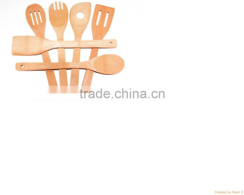 Hotest bamboo kitchen scoop with hole