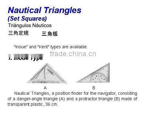 Marine Use Nautical Triangles Equipment