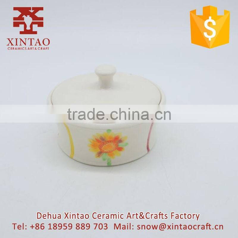 DEHUA Glazed Chinese Style Hand-painted Ceramic Jewelry Boxes