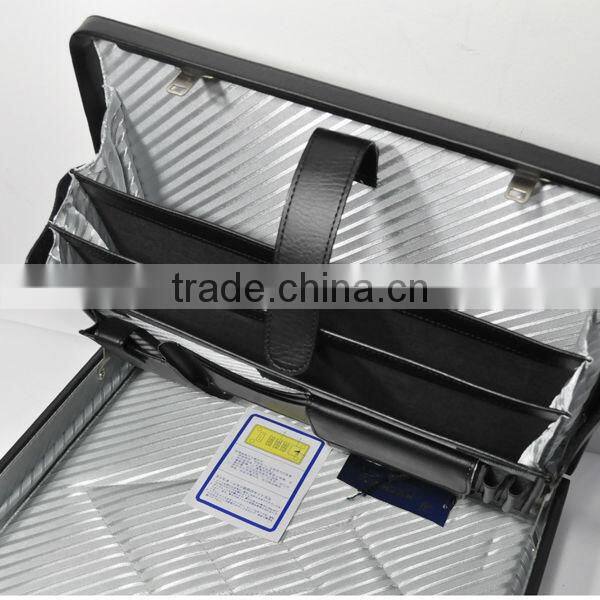business leather attache case for men cheap with good quality