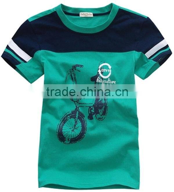 Hot! Fashion Print Kids Round Neck T-shirt