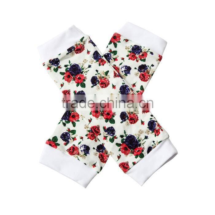 Newborn Cute Baby Girl Spring Clothes Set 100% Cotton Long Sleeve Romper With Headband Legwarmers