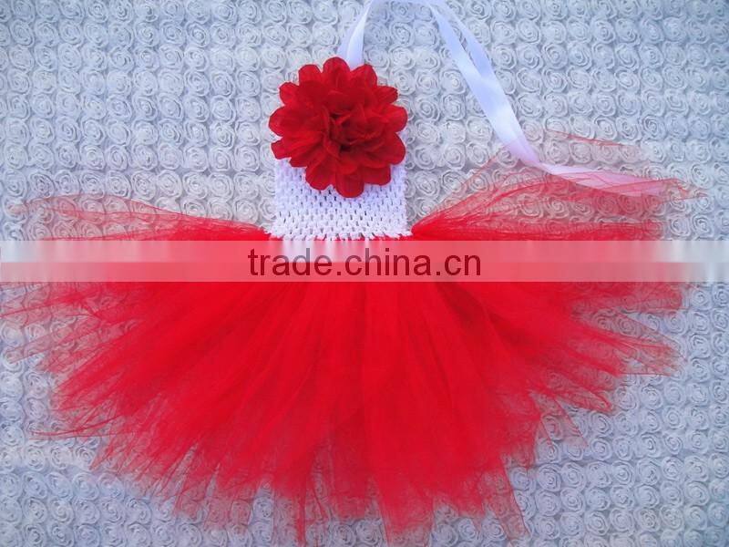 crochet top tutu lined kids mini short skirt