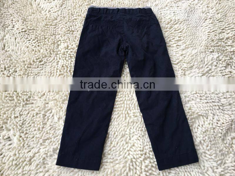 Good quality casual kids fashion design pants clothing stocklots
