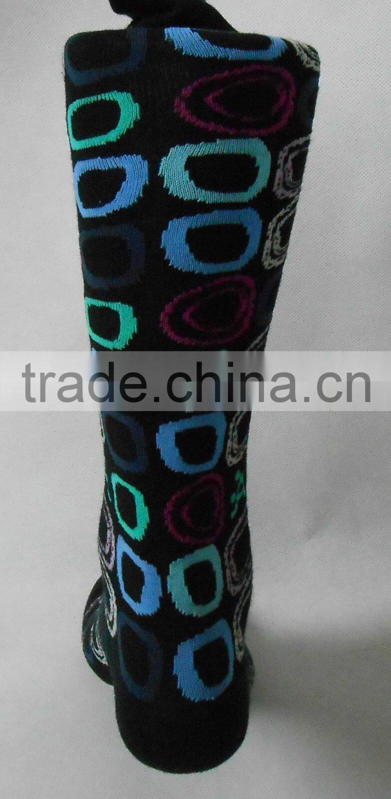 make your own happy wholesale custom girl tube socks