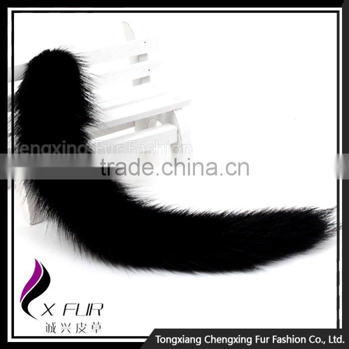 CX-R-35A Wholesale Key Chain Genuine Mink Fur Tail Custom Keychain