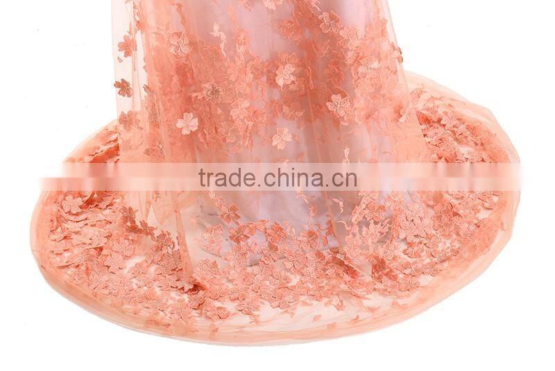 Charming Wedding Dress Soft French Net Lace FL1333-2