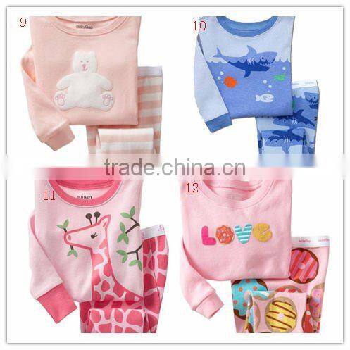 New design fashion children funny pajamas sets or sleepwear