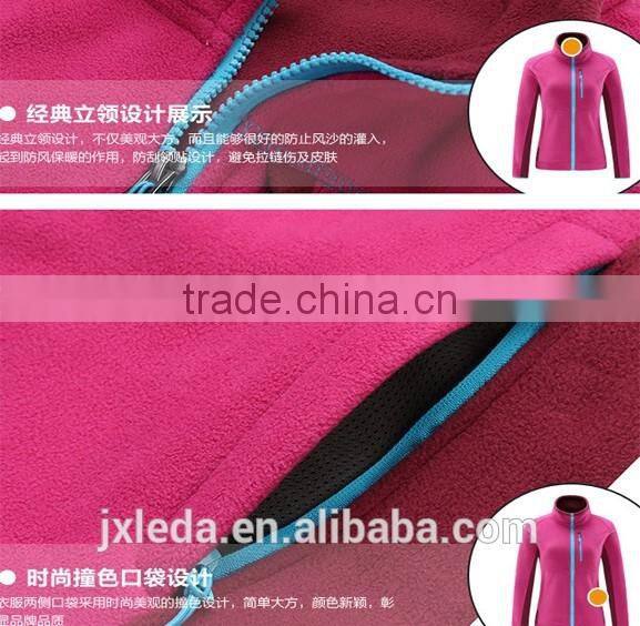 Outdoor sports soft shell jacket for men