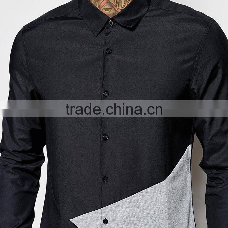 Asymmetric Cut And Sew Shirt Cheap Wholesale Gym Shirt