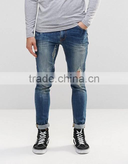 men jeans 2016 denim stain jeans in bulk