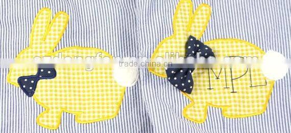 2017 Baby Boys Easter Outfit Kids Bunny Shortall Newborn Baby Boys Romper