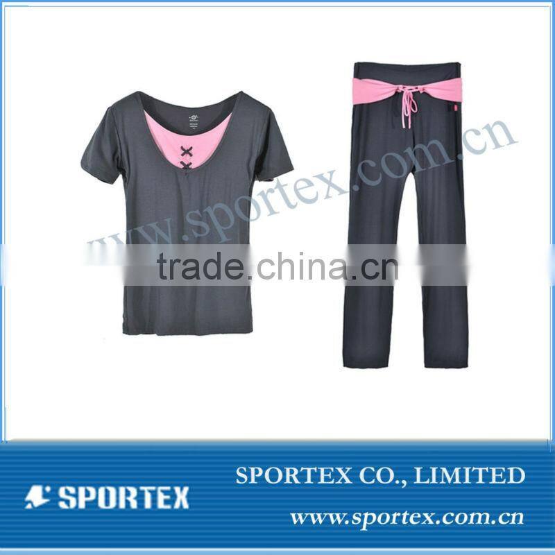 2013 ladies OEM yoga wear/ladies fitness wear/long & loose yoga suits