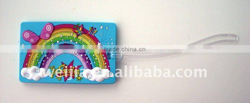 3D soft plastic bag tag