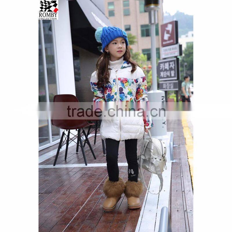 Children Winter Jacket Printed Girls Fashion Down Jacket